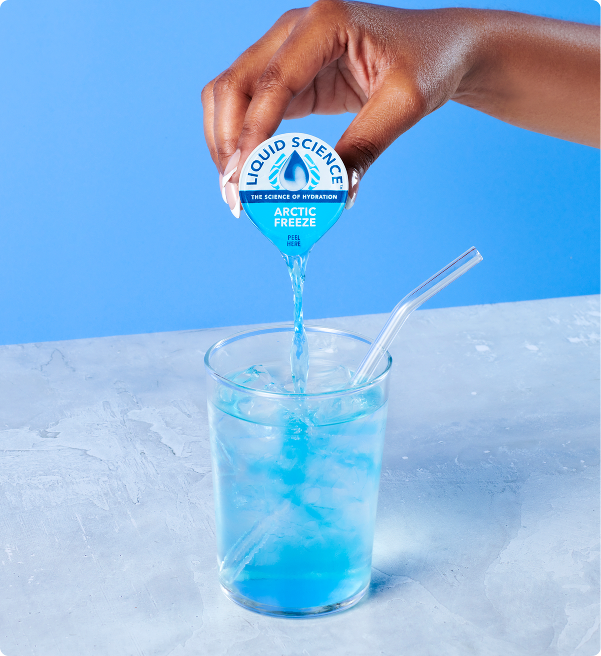 Arctic freeze rapid hydration pods