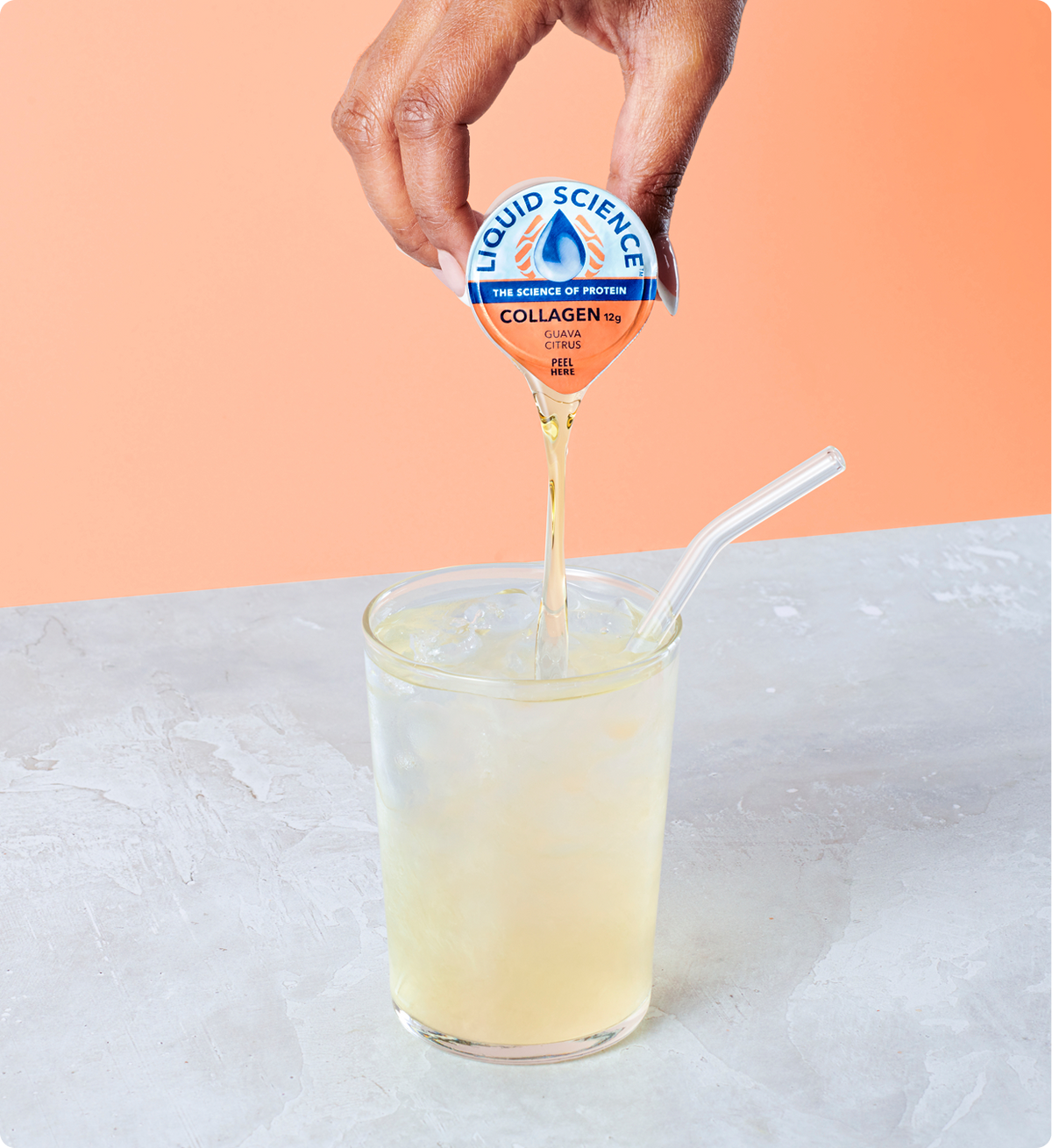 Guava citrus collagen protein pods